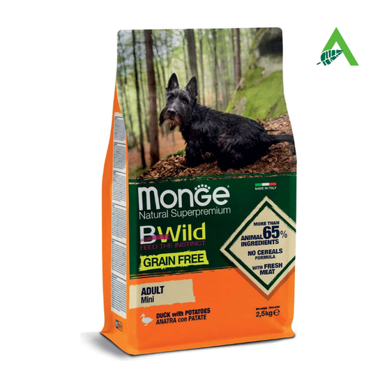 BWILD GF DOG MINI ANATRA/PATATE KG 2,5 MONGE