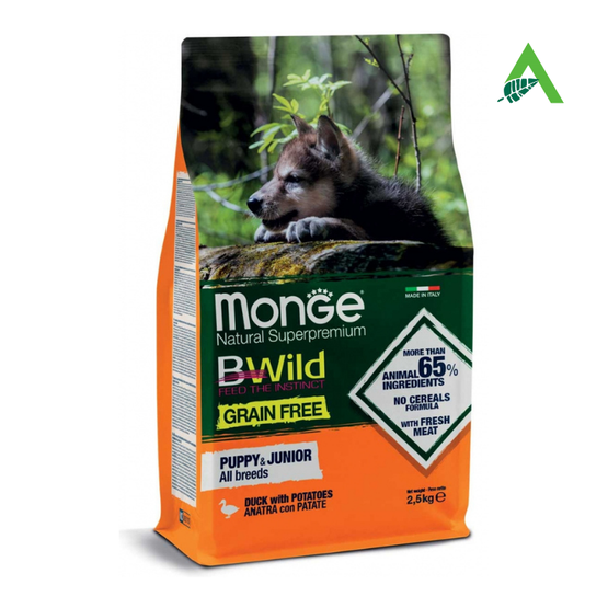 BWILD GF DOG PUPPY ANATRA/PATATE KG 2,5 MONGE