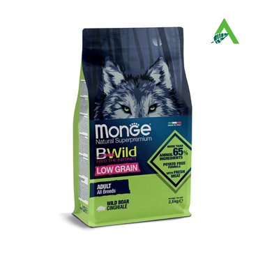 BWILD LG DOG ADULT CINGHIALE KG 2,5 MONGE