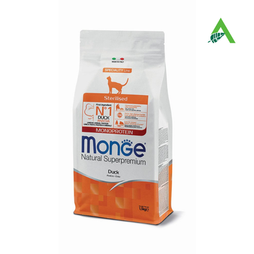 CAT ADULT STERIL. MONOPROTEICO ANATRA  KG 1,5 MONGE
