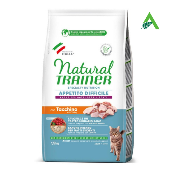 CAT APPETITO DIFFICILE KG 1,5 TACCHINO NATURAL TRAINER