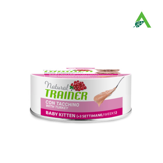 CAT BABY KITTEN LATTINA 80 G NATURAL TRAINER
