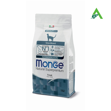 CAT STERILISED TROTA 10 KG MONGE