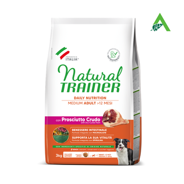 ADULT MEDIUM KG 3 PROSCIUTTO CRUDO NATURAL TRAINER