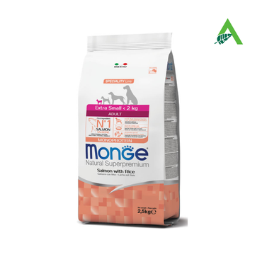 EXTRA SMALL ADULT KG.2,5 SALMONE E RISO MONGE