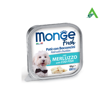 FRESH DOG G100 MERLUZZO MONGE