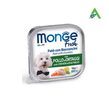 FRESH DOG G100 POLLO/VERDURE MONGE