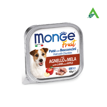 FRUIT DOG AGNELLO E MELA GR 100 MONGE
