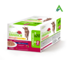 CAT MULTIPACK 24X85 GR SALMONE E POLLO NATURAL TRAINER