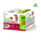 CAT MULTIPACK 12X85 GR TONNO E MANZO NATURAL TRAINER
