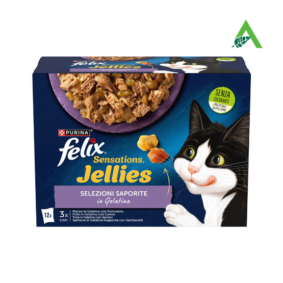 FELIX SENSATIONS JELLIES SELEZIONI SAPORITE 12X85 GR