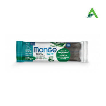 GIFT DOG 2 MEAT BARS SKIN SUPPORT SALMONE/ALOE GR 40 MONGE