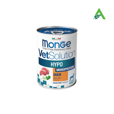 VET. DOG HYPO MONOPROTEIN ANATRA GR 400 MONGE
