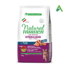 CAT STERILISED ADULT TROTA KG 1,5 NATURAL TRAINER