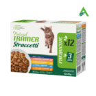 CAT STRACCETTI ADULT MULTIPACK 12X85 GR NATURAL TRAINER