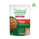 CAT STRACCETTI ADULT MANZO E VERDURE G 85 NATURAL TRAINER