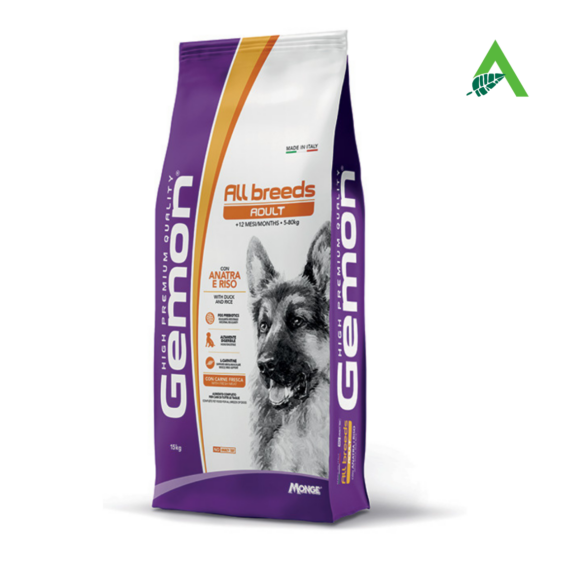 ALL BREEDS ADULT CON ANATRA E RISO KG 15 GEMON