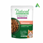 CAT STERILIZED STRACCETTI SALMONE 85 G NATURAL TRAINER