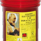 LUMINO ELETTRICO T.30 PLAST.90 GG. ROSSO CERERIA UMBRA