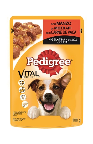PEDIGREE BUSTA GR 100 MANZO IN GELATINA