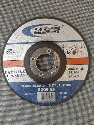 DISCO GRIFO FERRO 115X3.2X22