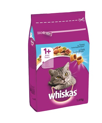 WHISKAS CROCCANTINI KG.1,4 TONNO