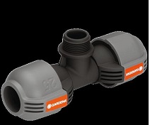 ATTACCO A T 25 MM. 3/4 FIL.MASCHIO GARDENA