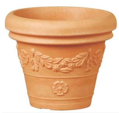 VASO FESTONATO CM 80 ANTICATO TERAPLAST