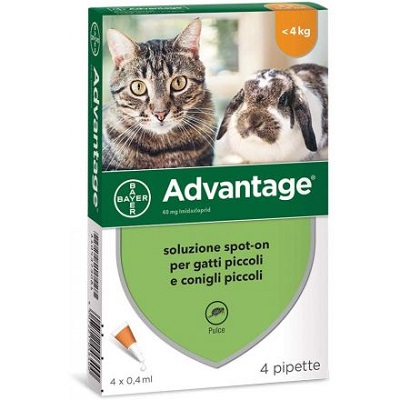 ADVANTAGE GATTO <4 KG SPOT-ON 40MG