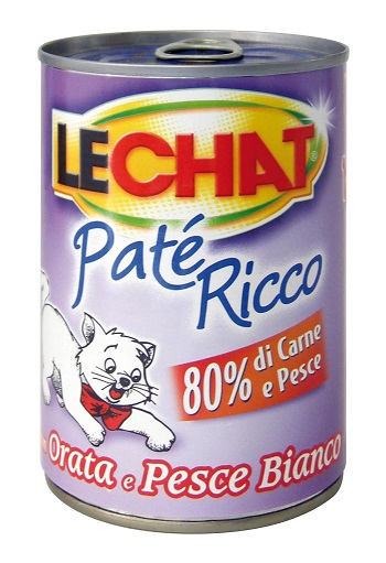 PATE' RICCO G 400 ORATA/PESCE BIANCO LECHAT