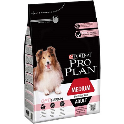 PRO PLAN MEDIUM ADULT SENSITIVE SKIN SALMONE KG  3 PURINA