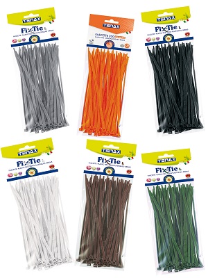 FASCETTE COLOR. X.50 PZ. TENAX