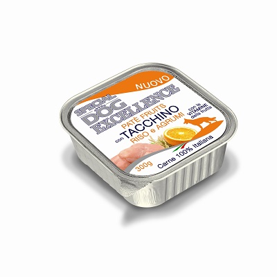 FRUITS GR.300 PATE' TACCHINO E AGRUMI SPECIAL DOG