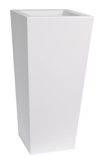 VASO KIAM QUADRO CM.40 BIANCO