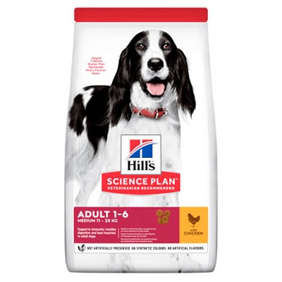 SP CANINE ADULT MEDIUM CHICKEN KG.12