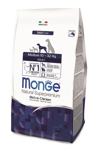 MEDIUM ADULT CANE KG.3 MONGE