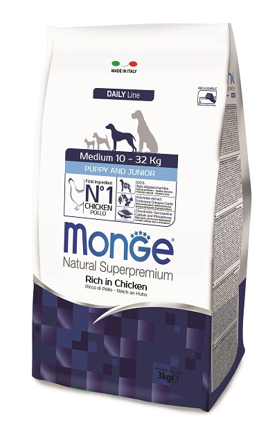 MEDIUM PUPPY JUNIOR KG.3 MONGE