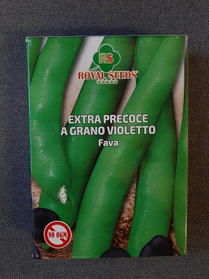 FAVA EXTRA PRECOCE A GRANO VIOLETTO GR.250