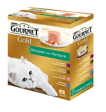 GOURMET GOLD GR.8X85 MULTIPACK MOUSSE CON VERDURE