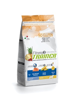 SENSITIVE MINI ADULT NO GLUTEN KG.2 SALMONE NATURAL TRAINER