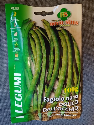 BUSTA ORTO FAGIOLO NANO DOLICO DALL'OCCHIO GR.100 RS