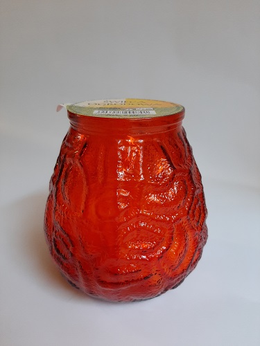 CANDELA VETRO GRANDE CERERIA UMBRA