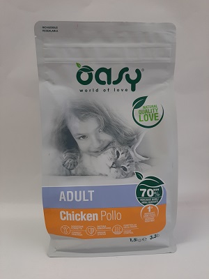 DRY CAT ADULT POLLO 1,5 KG OASY