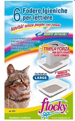 FODERA LETTIERE LARGE TRIPLA FORZA N.6 50X40 CM ITALPAM