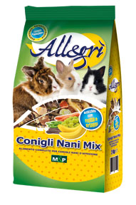 ALLEGRI' CONIGLI NANI MIX kg 2 PETRINI