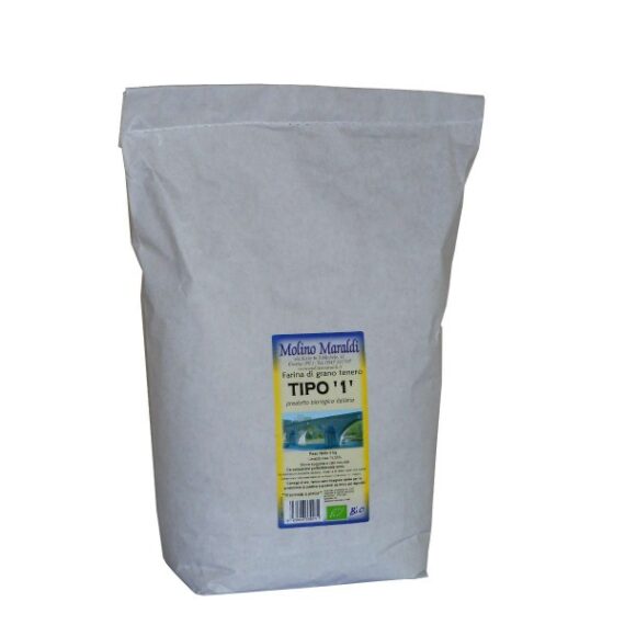 FARINA DI GRANO T. TIPO 1 BIO KG 5 MARALDI