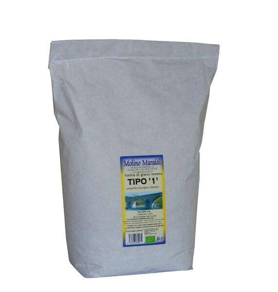 FARINA DI GRANO T. TIPO 1 BIO KG 5 MARALDI