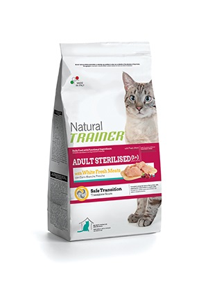 CAT STERILISED  300 G CARNI BIANCHE NATURAL TRAINER