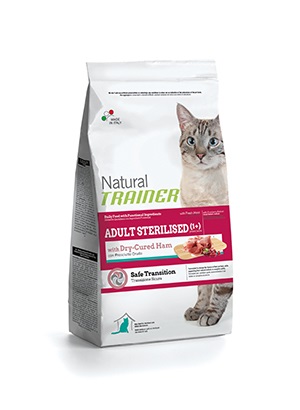CAT STERILISED KG. 7,5 PROCIUTTO CRUDO TRAINER NATURAL