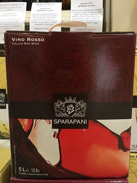 BAG in BOX LT.5 VINO ROSSO SPARAPANI